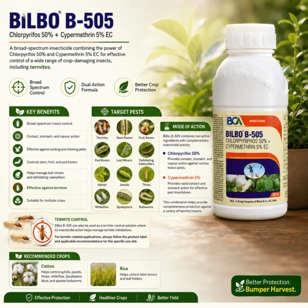 Bilbo B-505 Insecticide Benefits