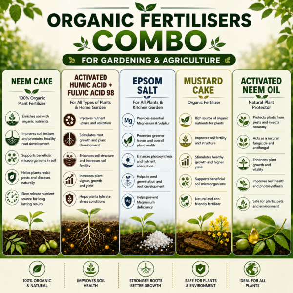 Organic Fertiliser Combo Benefits