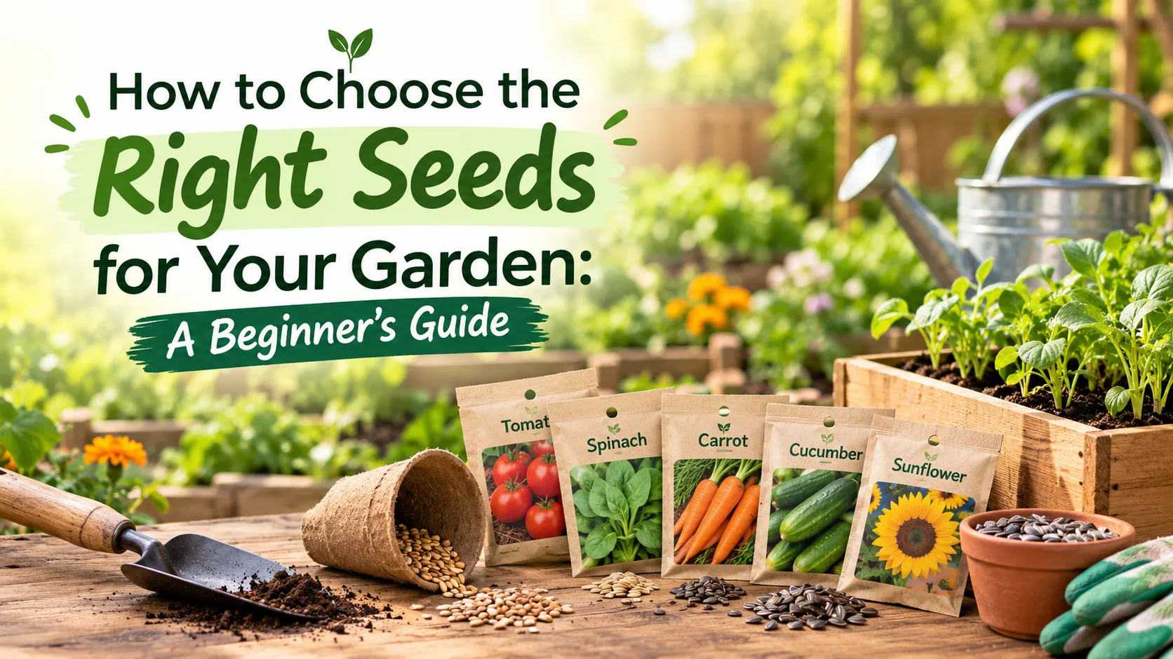 How to Choose the Right Seeds for Your Garden