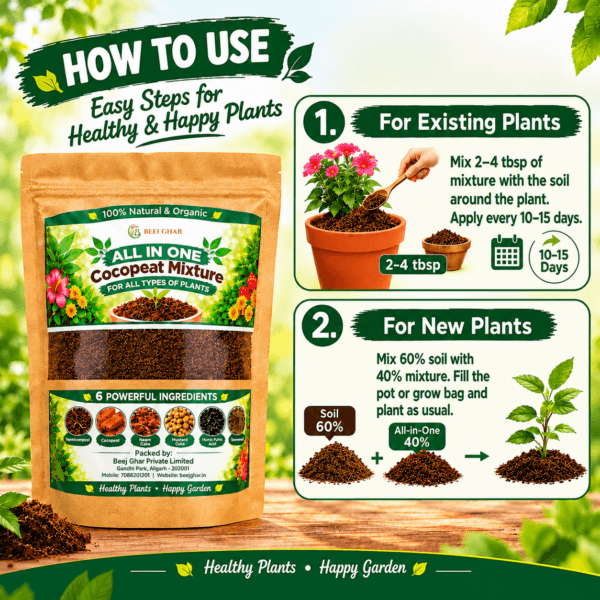 All In One Cocopeat Mixture Usage